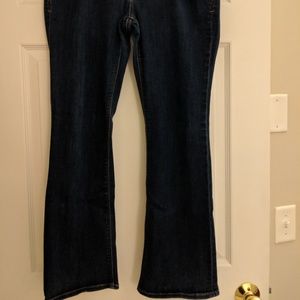 Express 12S jeans flare leg